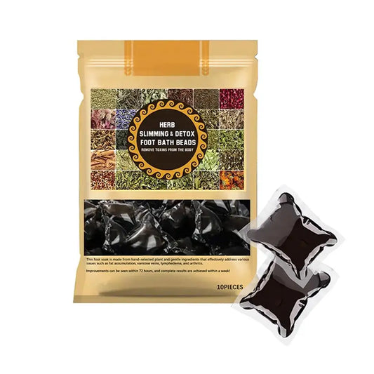 Herb detox foot bath beads packaging natural bio health